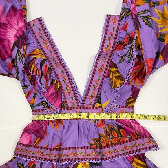 FARM Rio Purple and Multicolor Floral Dress - Picture 7 of 13